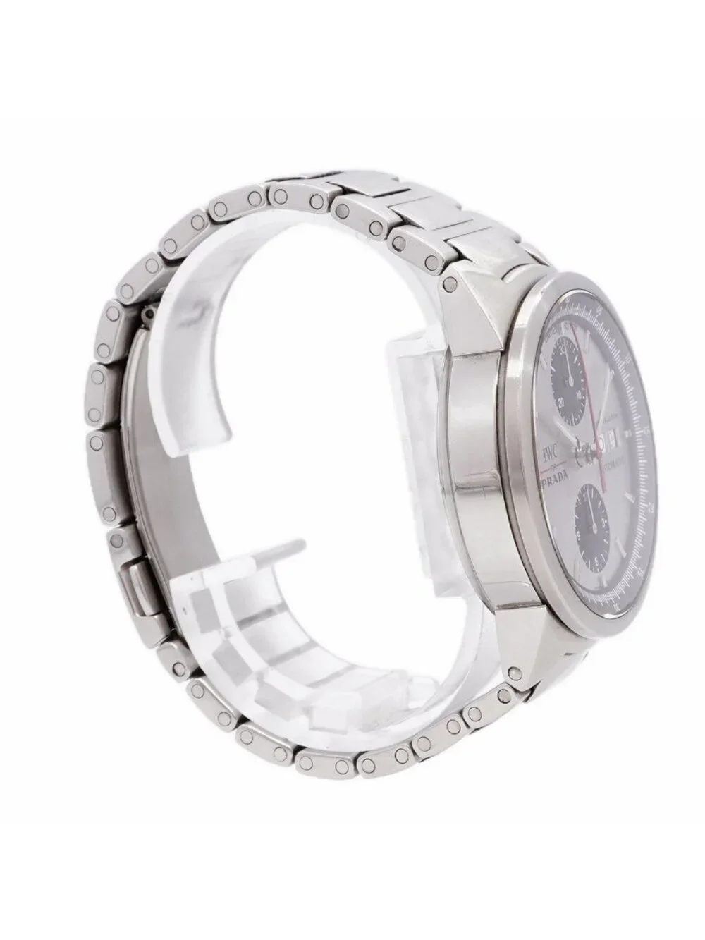 Prada IWC Schaffhausen GST Chronograph Silver Dial Watch